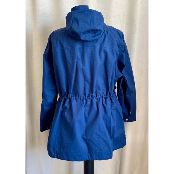 Joules Shoreside Waterproof Hooded Coat Navy Rain Jacket Preppy Classic Plus 22 - Picture 7 of 14